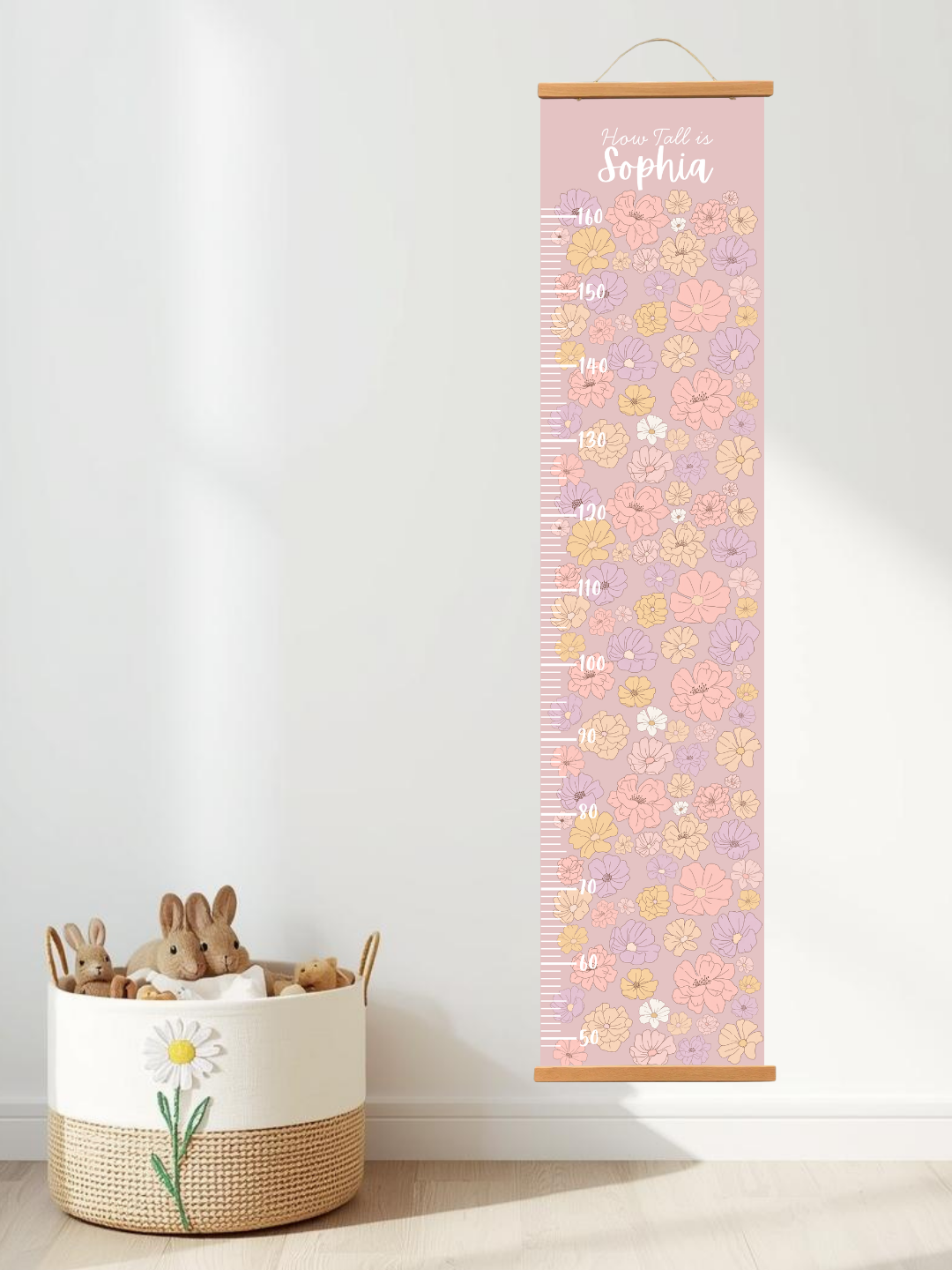 Personalised keepsake height Chart