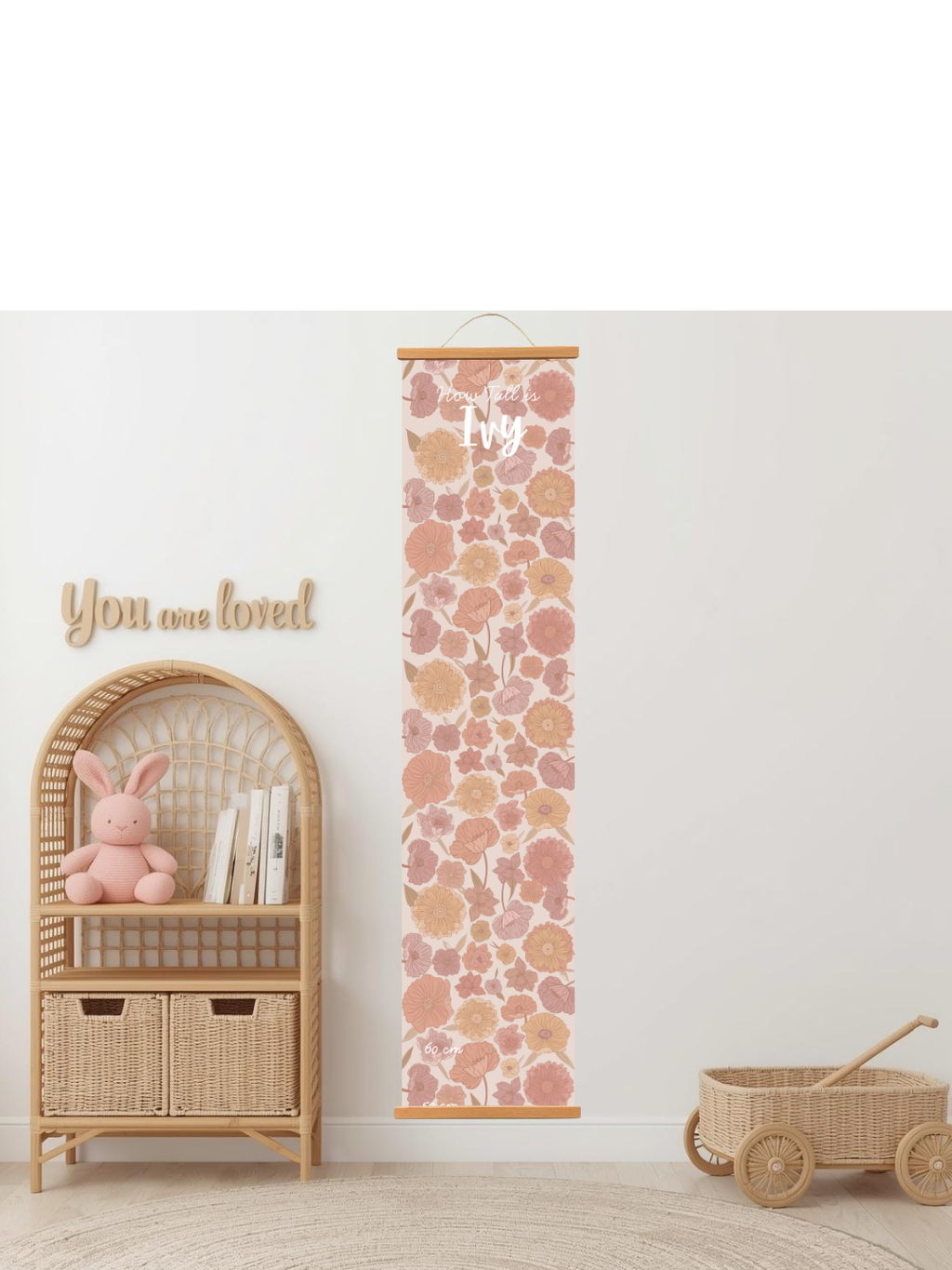 Personalised keepsake height Chart