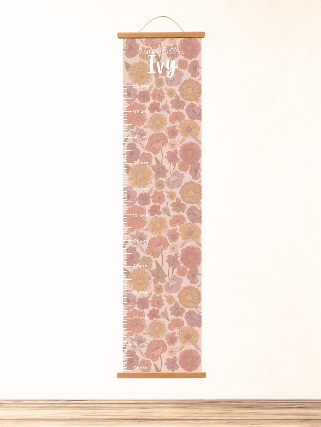 Personalised keepsake height Chart