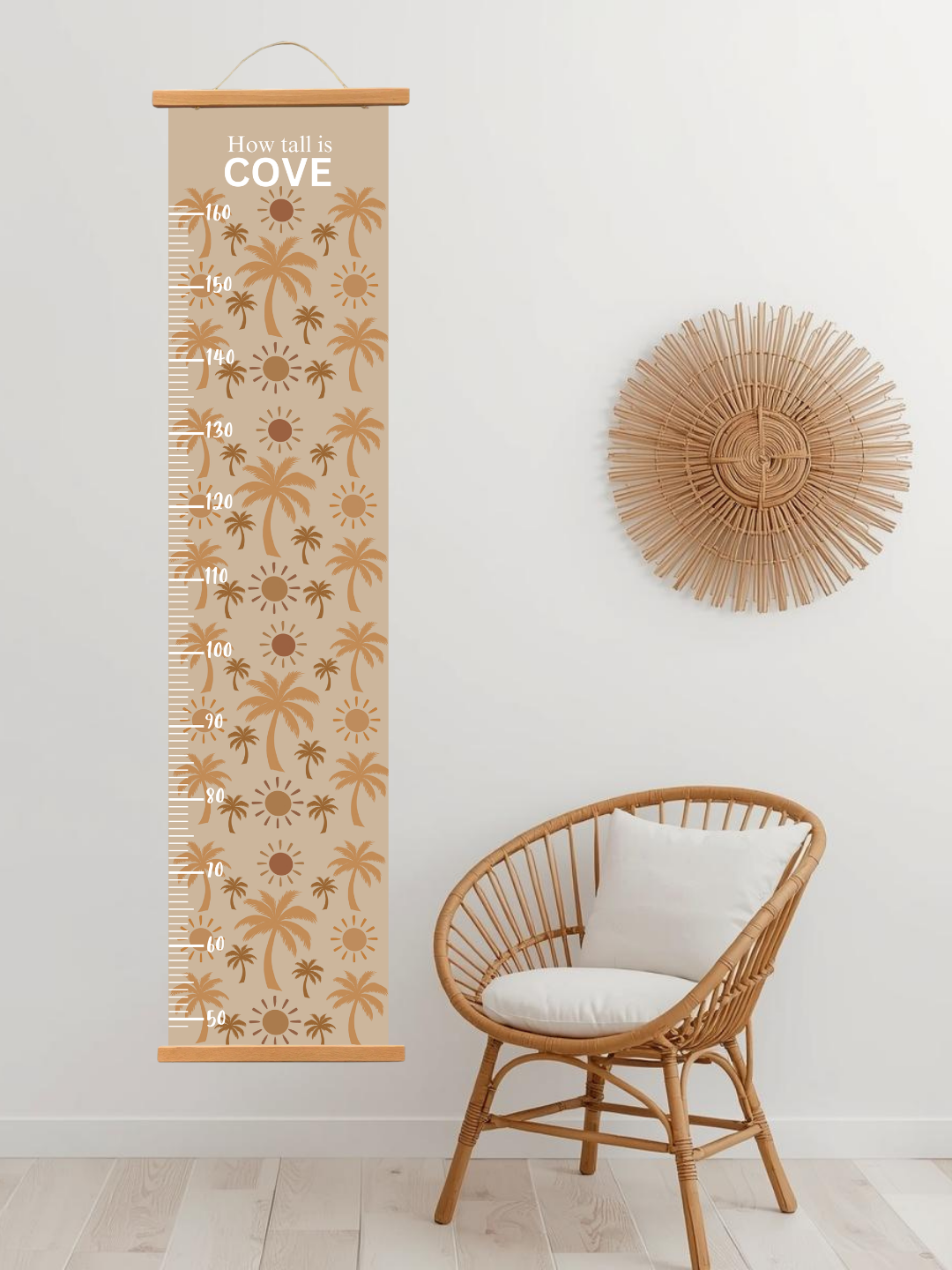 Personalised keepsake height Chart