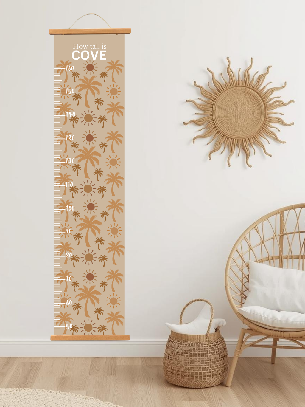 Personalised keepsake height Chart