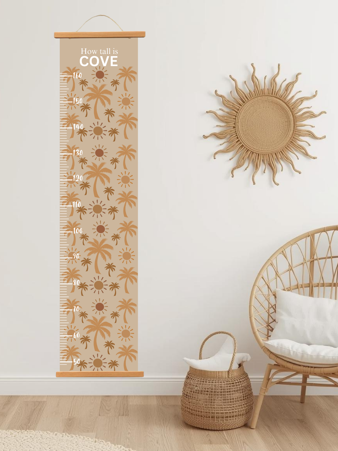 Personalised keepsake height Chart