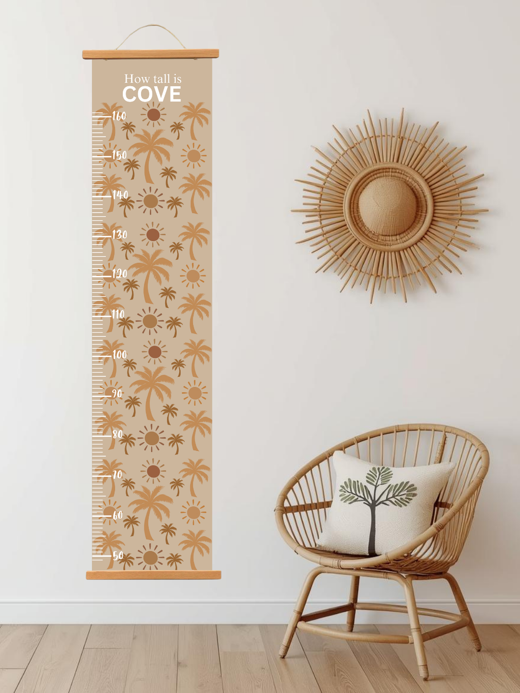 Personalised keepsake height Chart