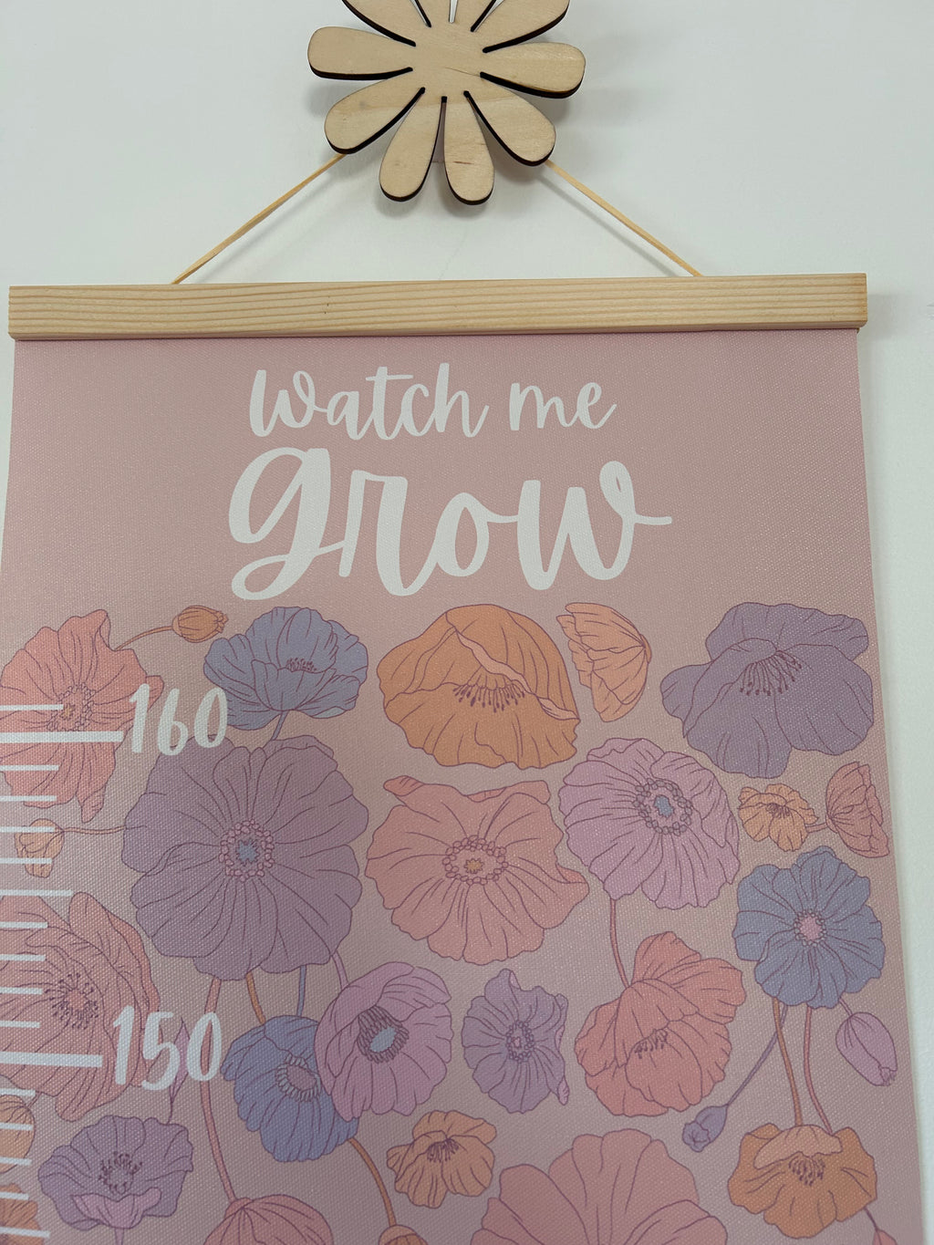 Watch me grow keepsake height chart