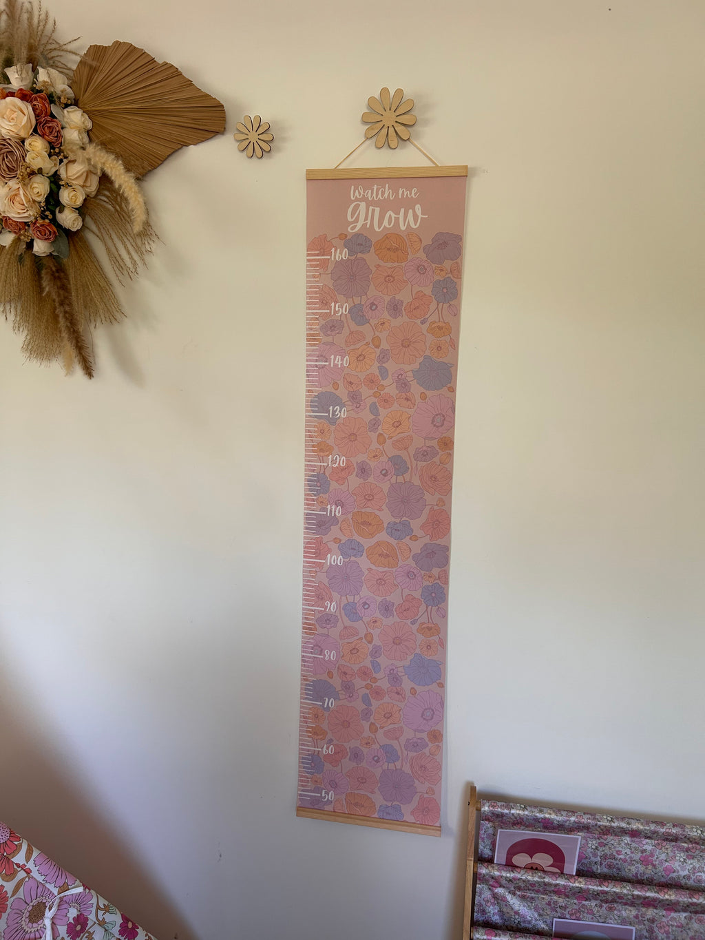 Watch me grow keepsake height chart