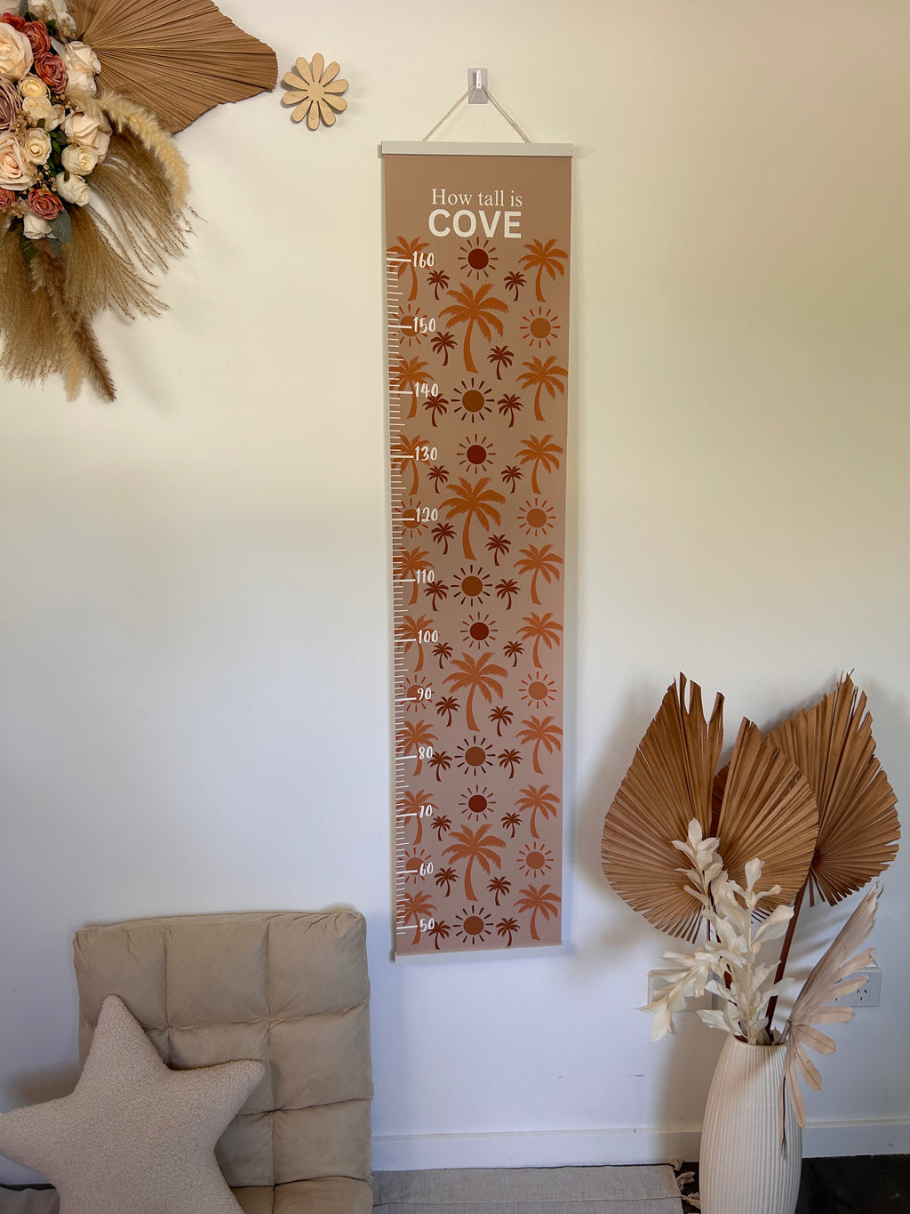 Personalised keepsake height Chart
