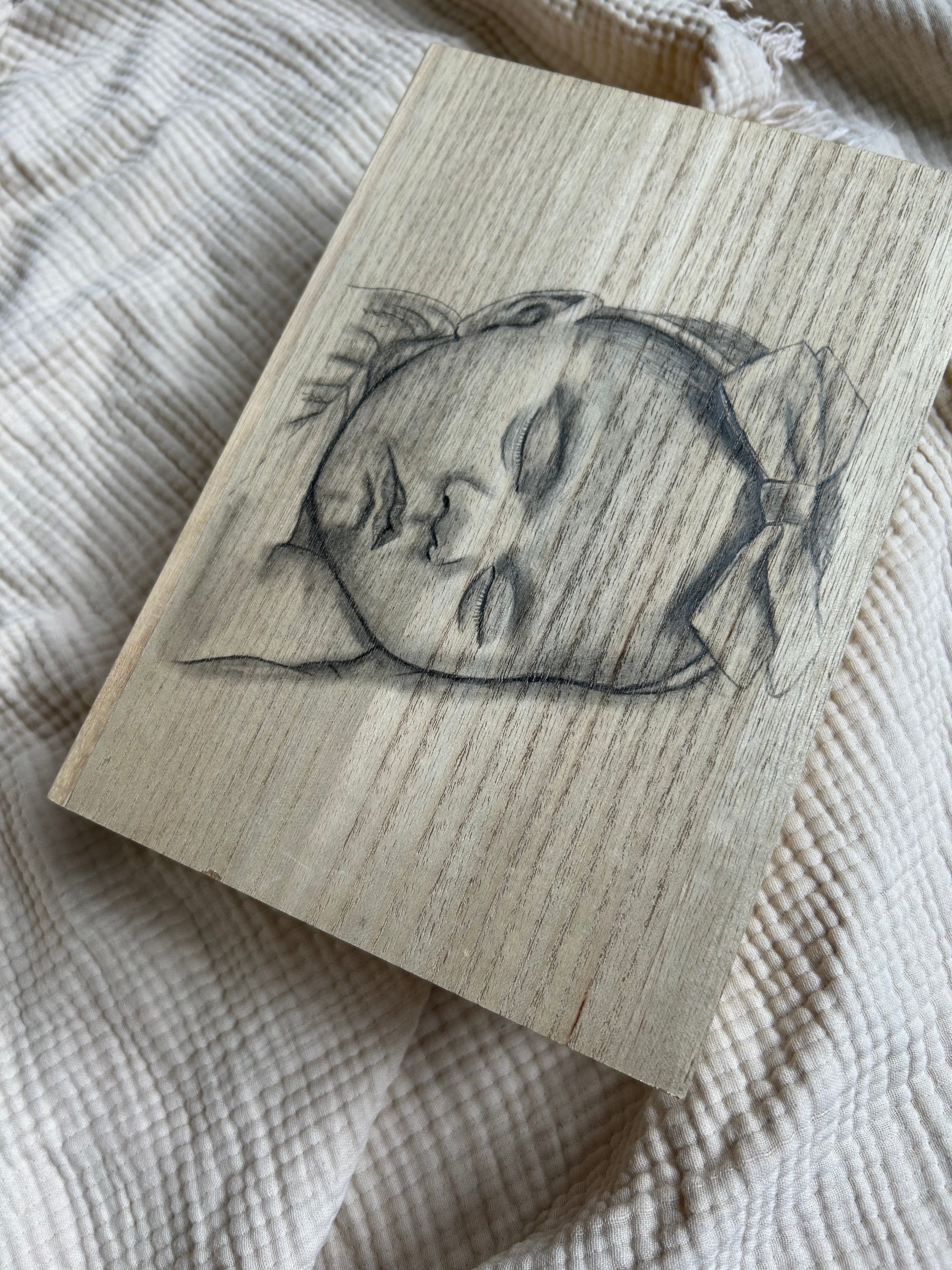 Keepsake box-hand-drawn portait