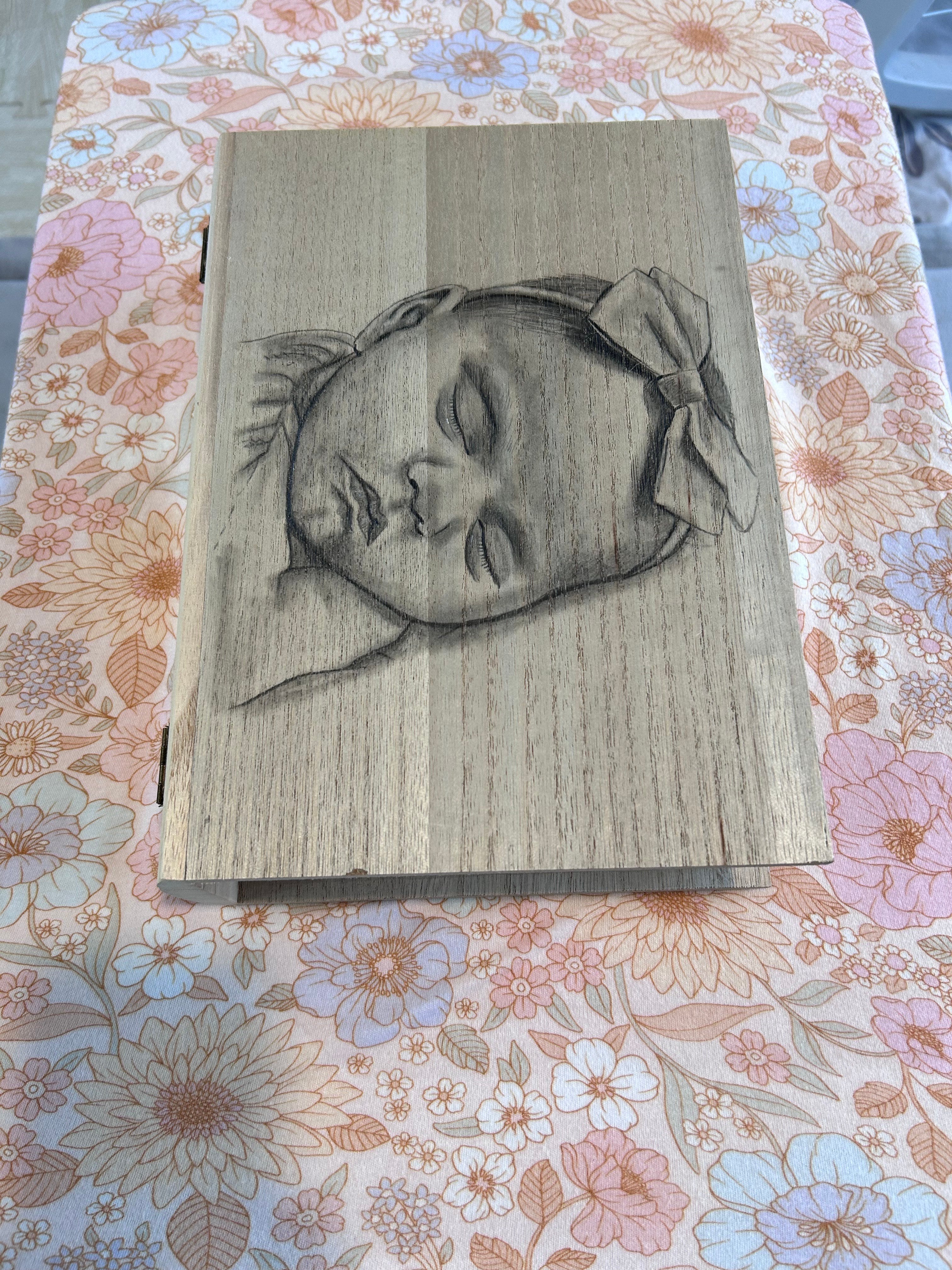 Keepsake box-hand-drawn portait