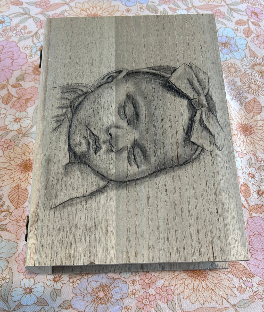 Keepsake box-hand-drawn portait